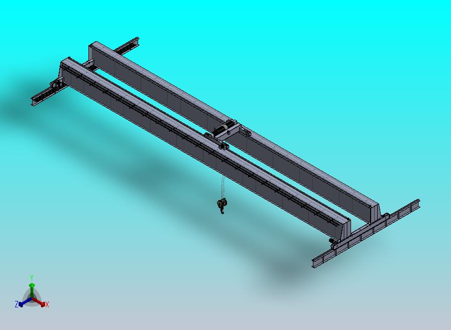 起重机-70英尺跨度和15吨容量SW和2维