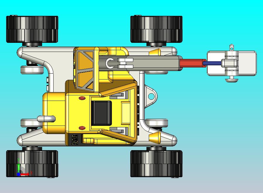 黄色皮卡起重机玩具 STP