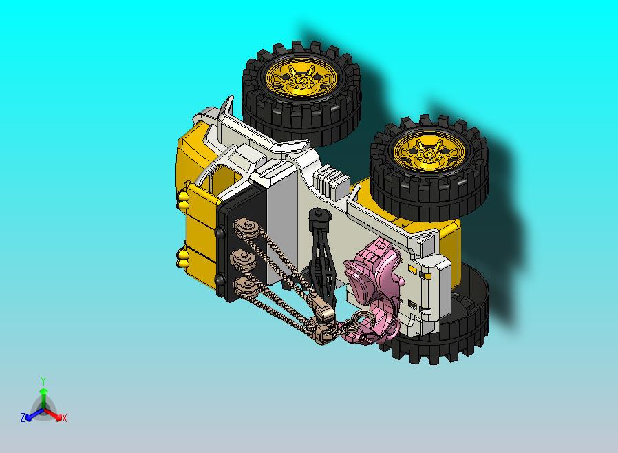 卡车起重机 X_T CREO UG