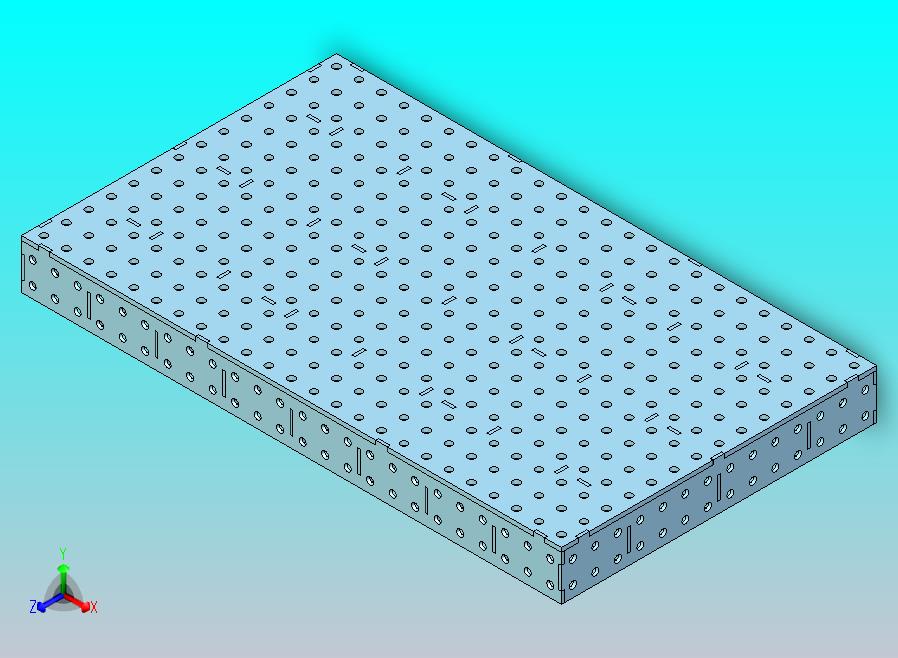 48英寸×28英寸的骨架式桌面组装台面
