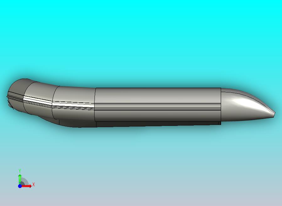 带刚性 payole 的充气船