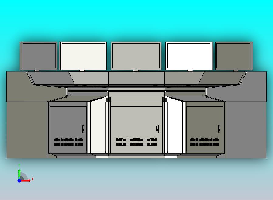角落操作台模型