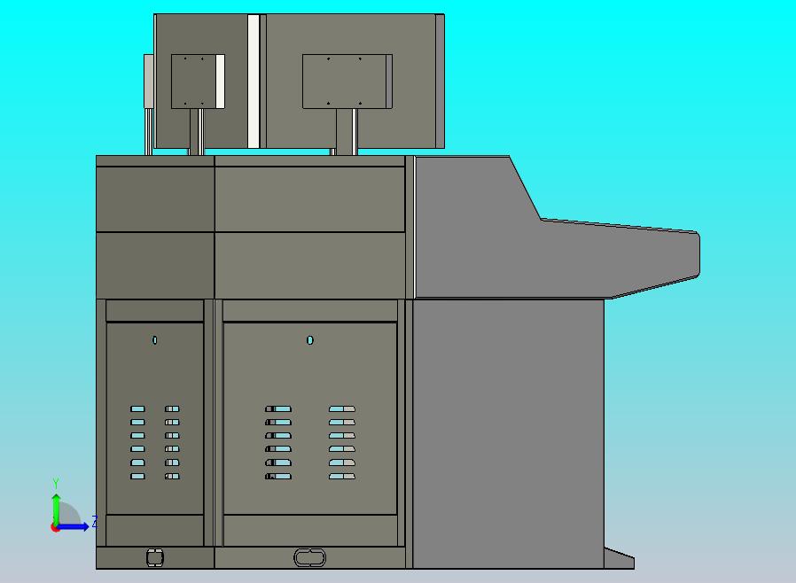 角落操作台模型