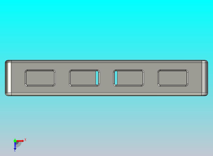 QC USB 充电器外壳 （XFW-KC42-4）