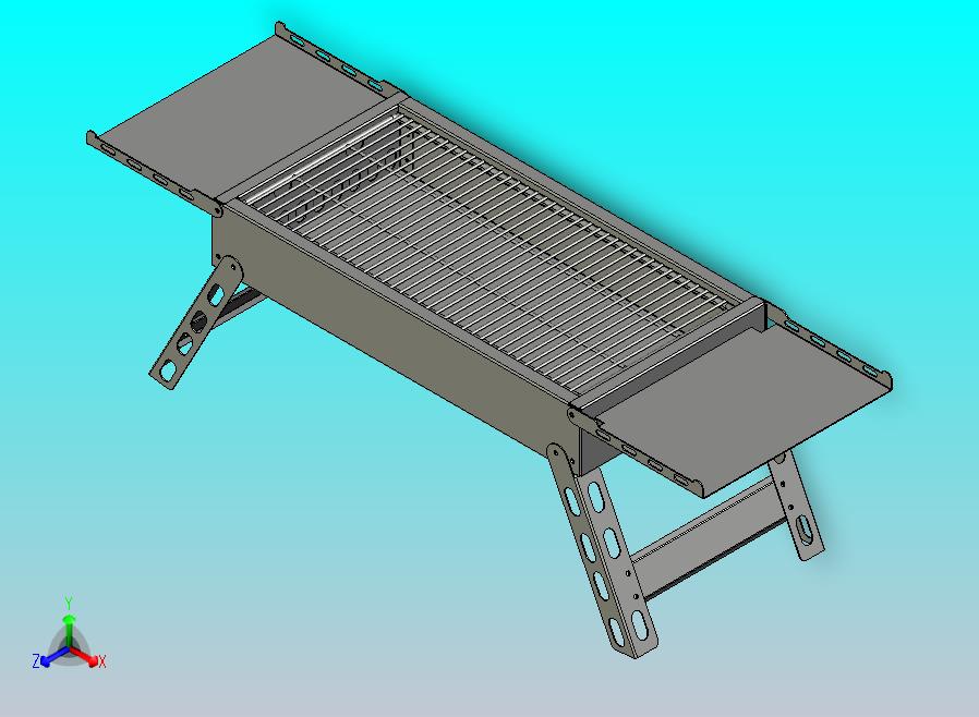 便携式折叠烧烤架