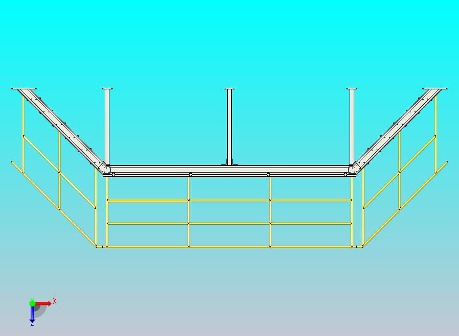 模块化钢制通道平台和楼梯（符合 NR-12 标准）
