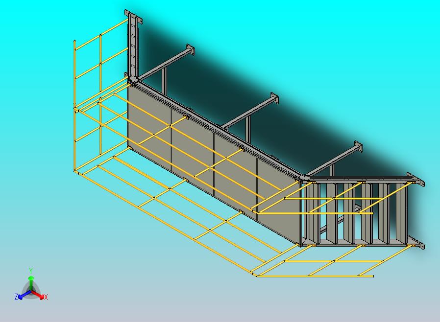 模块化钢制通道平台和楼梯（符合 NR-12 标准）