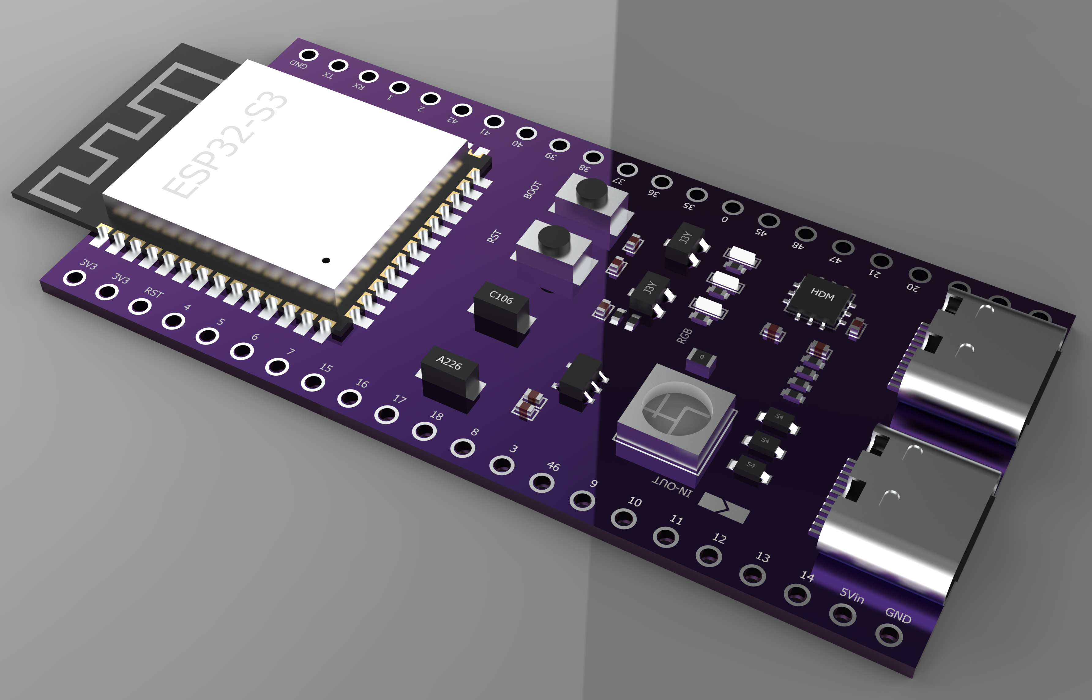 MC ESP32-S3（紫色）