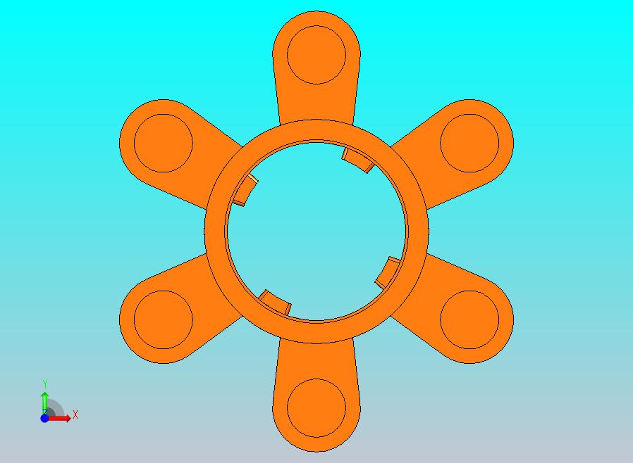 塑料型蜘蛛联轴器