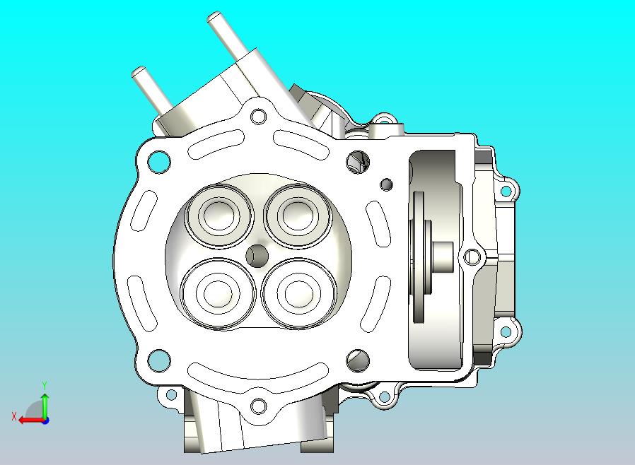 摩托车发动机缸盖ZS194MQ