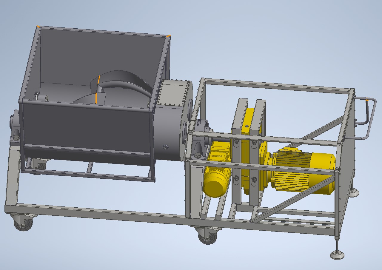 自动翻拌和面机