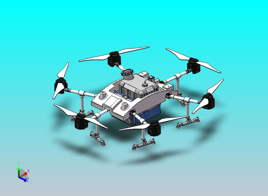 农用无人机模型