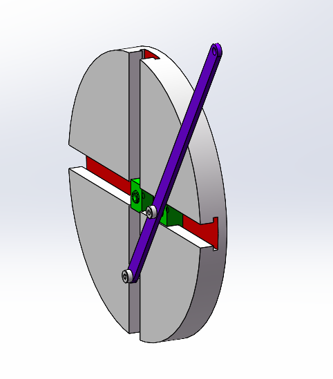 双滑块滑移机构
