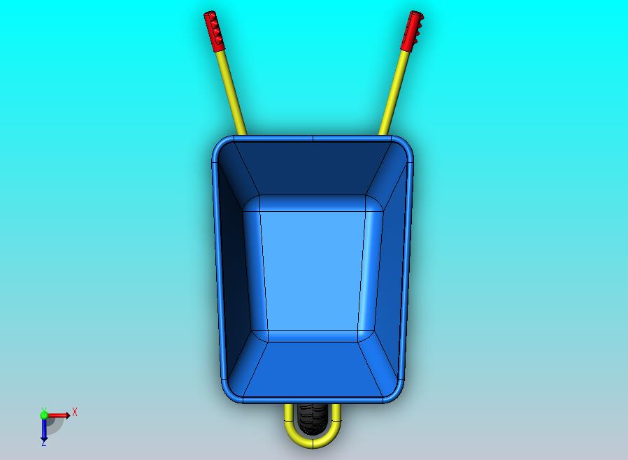 手推车三维模型