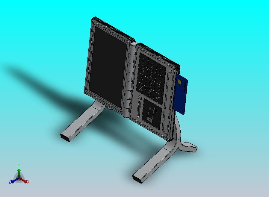 折叠式智能读卡器