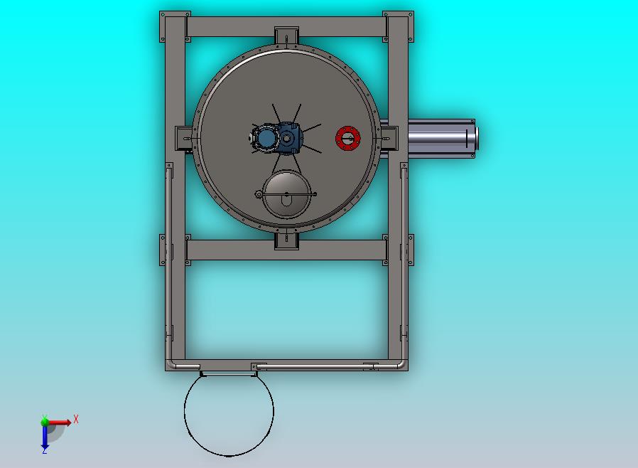 96-锥底立式搅拌罐平台