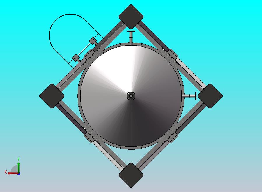 立式钢结构搅拌罐