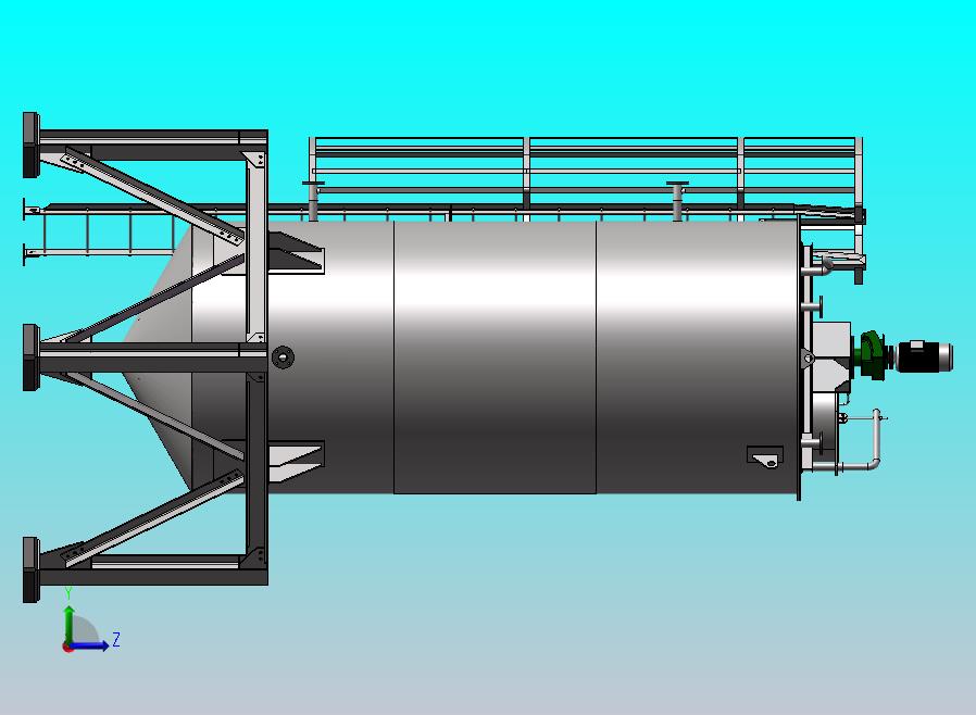 立式钢结构搅拌罐