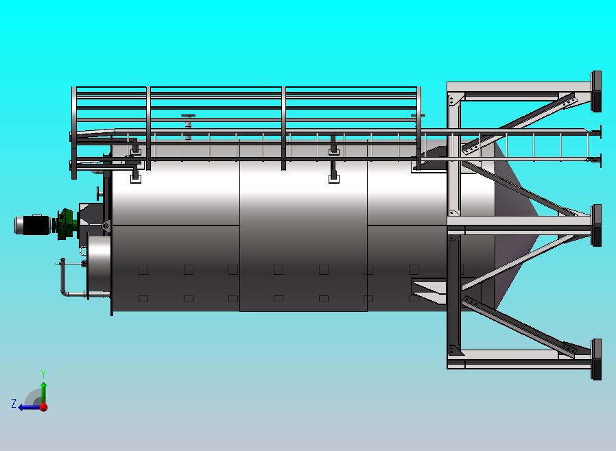 立式钢结构搅拌罐
