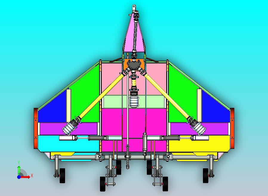 可折叠拖车式割灌机