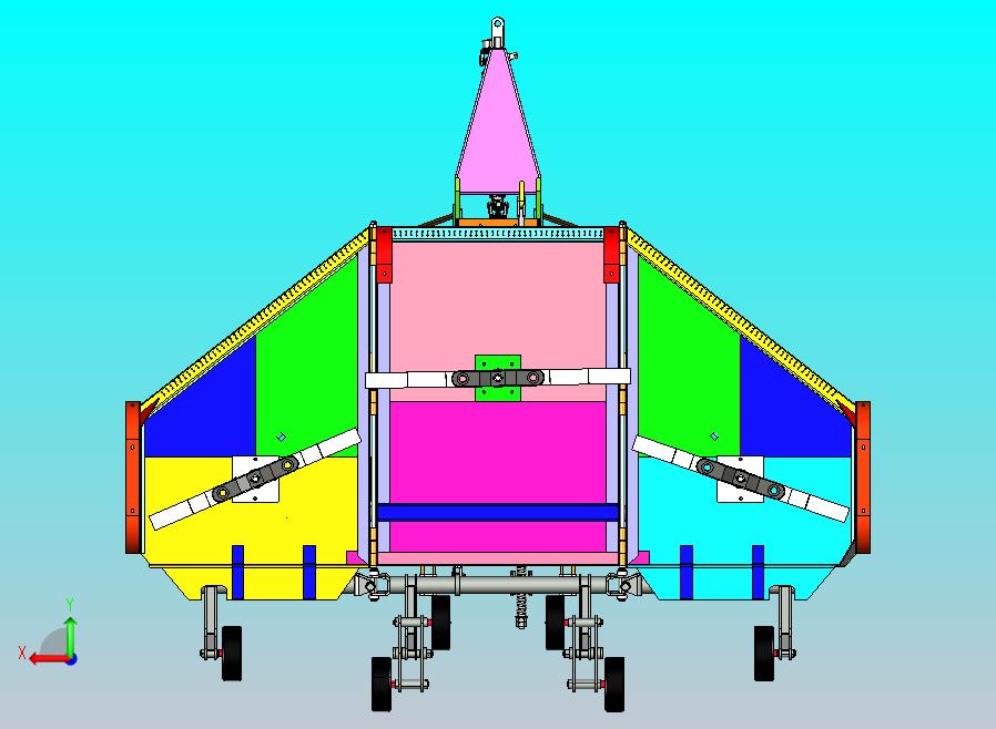 可折叠拖车式割灌机