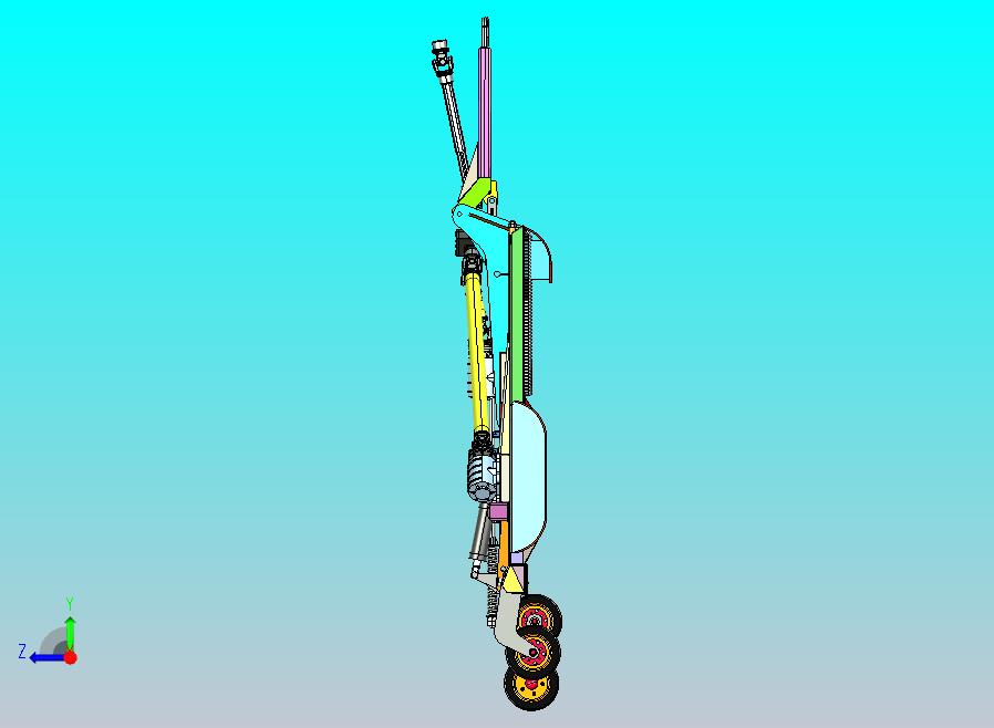 可折叠拖车式割灌机