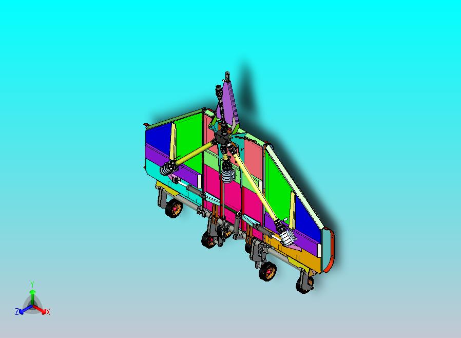 可折叠拖车式割灌机