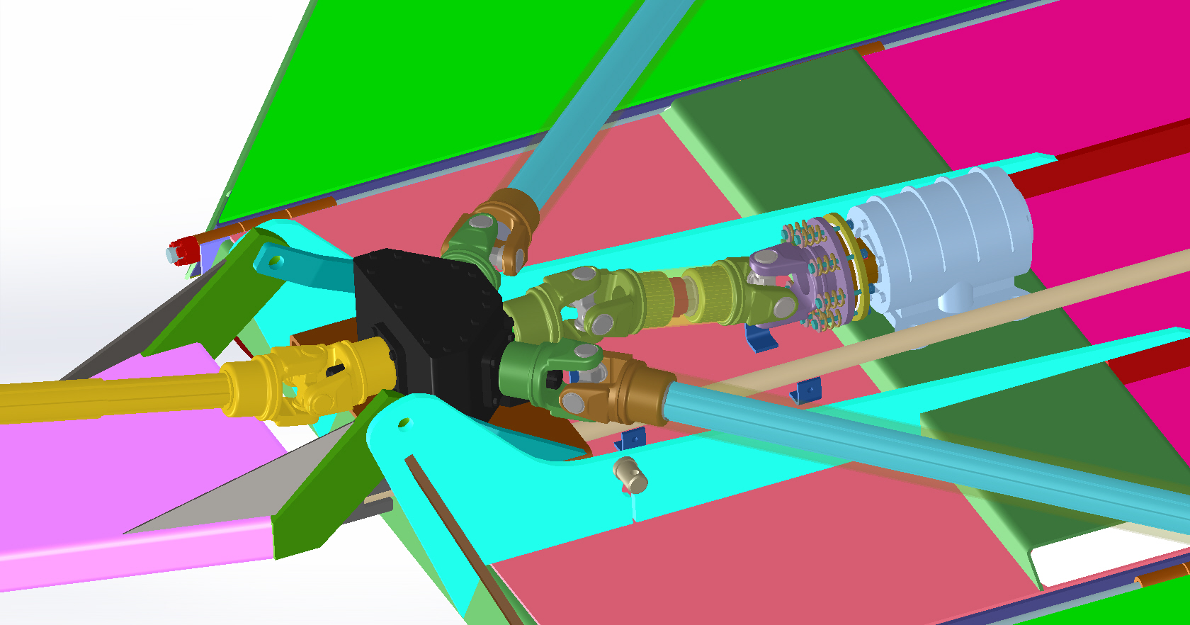 可折叠拖车式割灌机