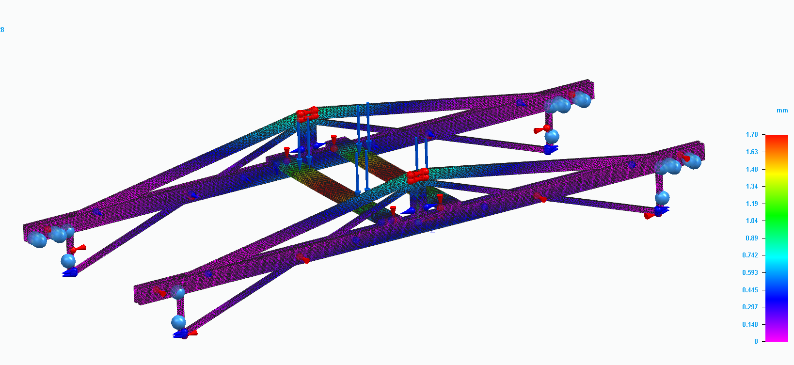 114生活科技競賽 bridge stress