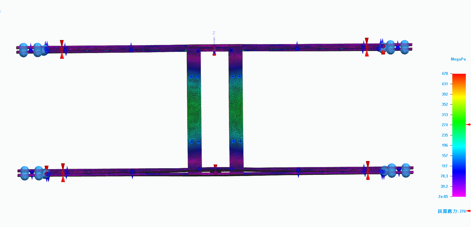 114生活科技競賽 bridge stress