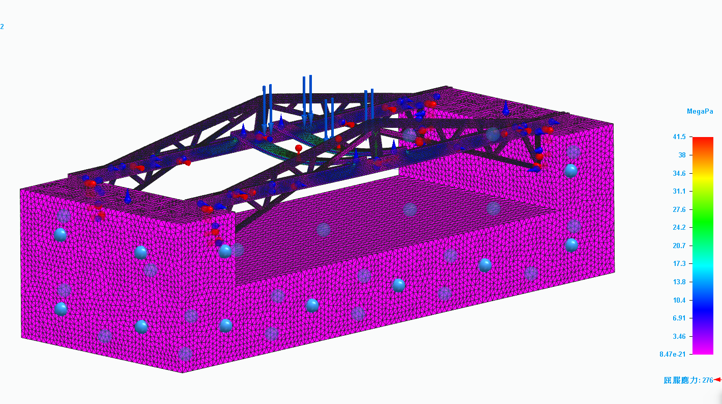 114生活科技競賽 bridge stress