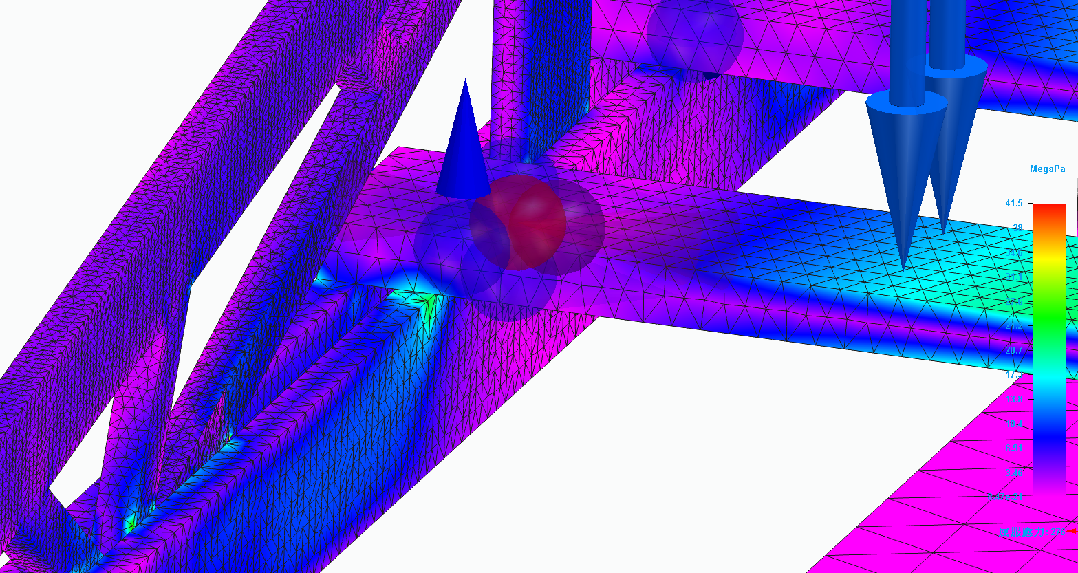 114生活科技競賽 bridge stress