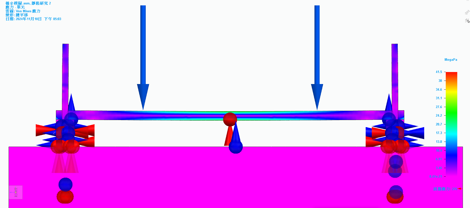 114生活科技競賽 bridge stress