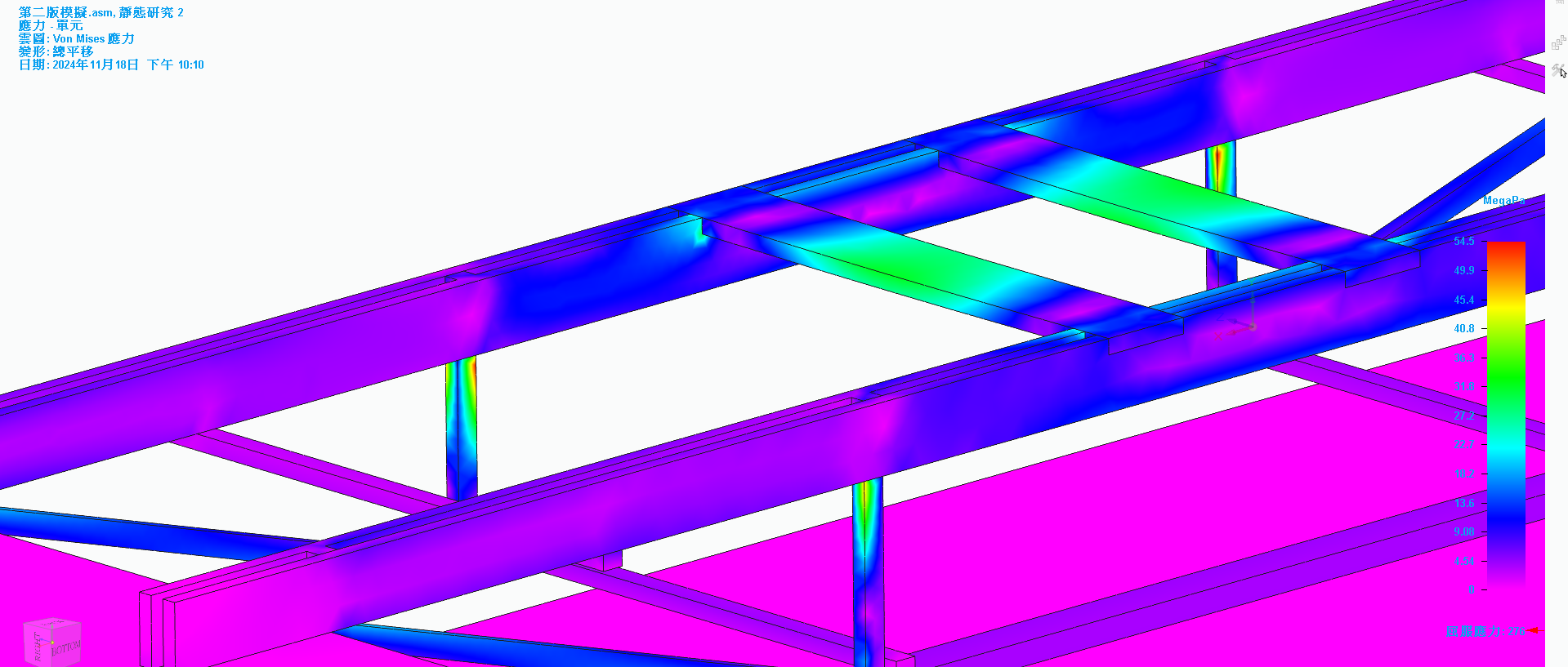 114生活科技競賽 bridge stress