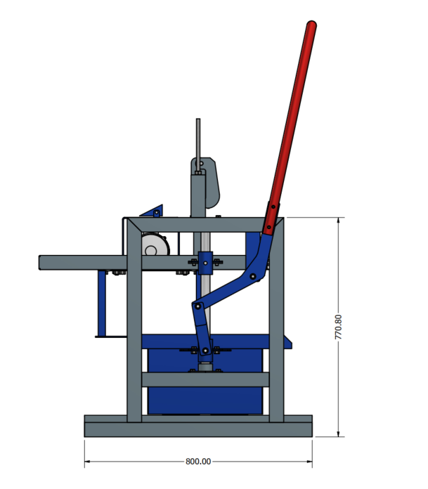 半自动固定式砖机
