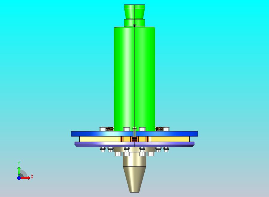 带锥形扩张机构的三指机器人夹持器