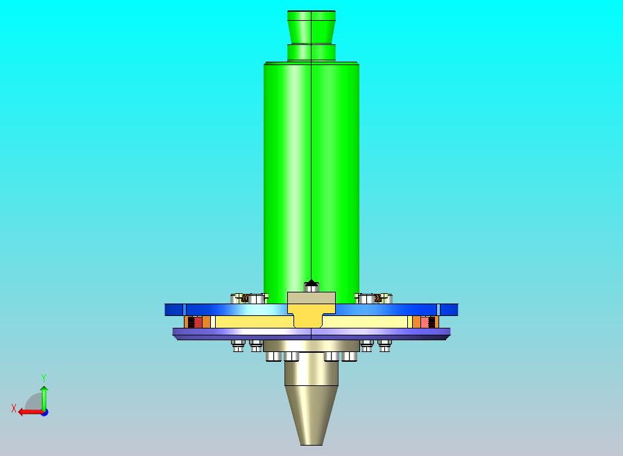 带锥形扩张机构的三指机器人夹持器