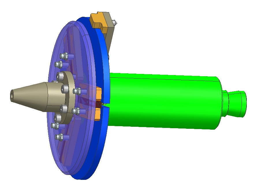 带锥形扩张机构的三指机器人夹持器
