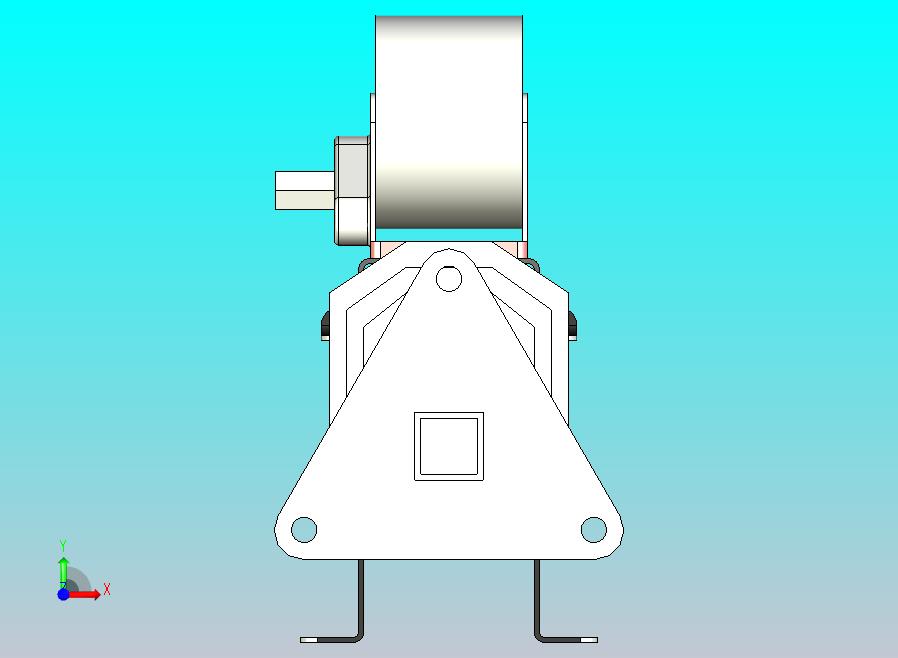 汽车照明桅杆MAO-5m（L），不带三角架和泛光灯。（起升高度5m）