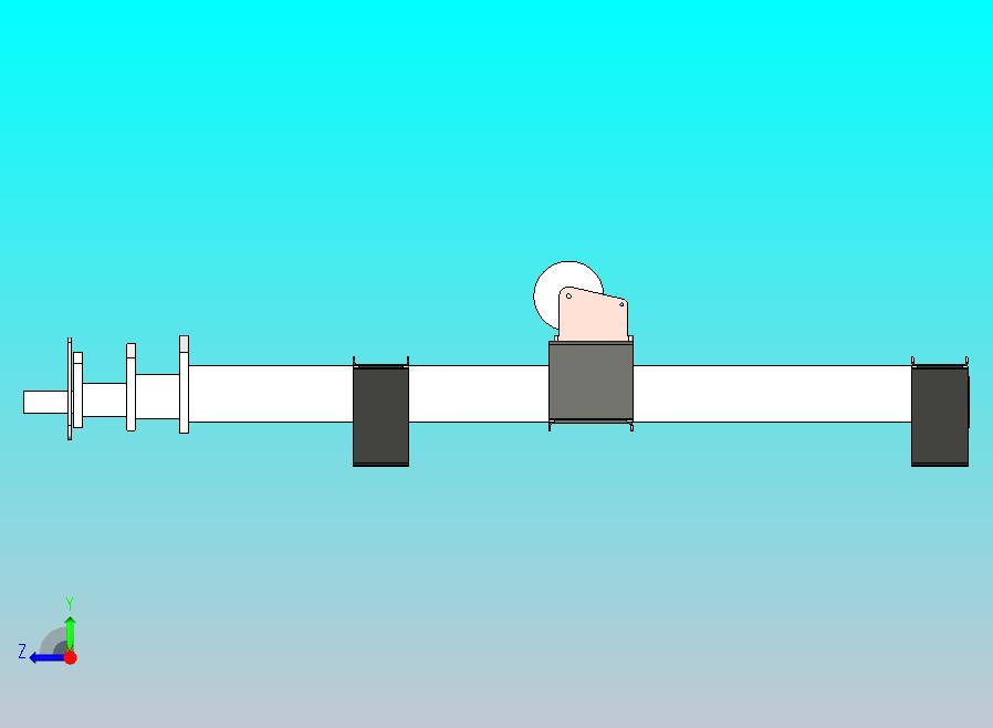 汽车照明桅杆MAO-5m（L），不带三角架和泛光灯。（起升高度5m）