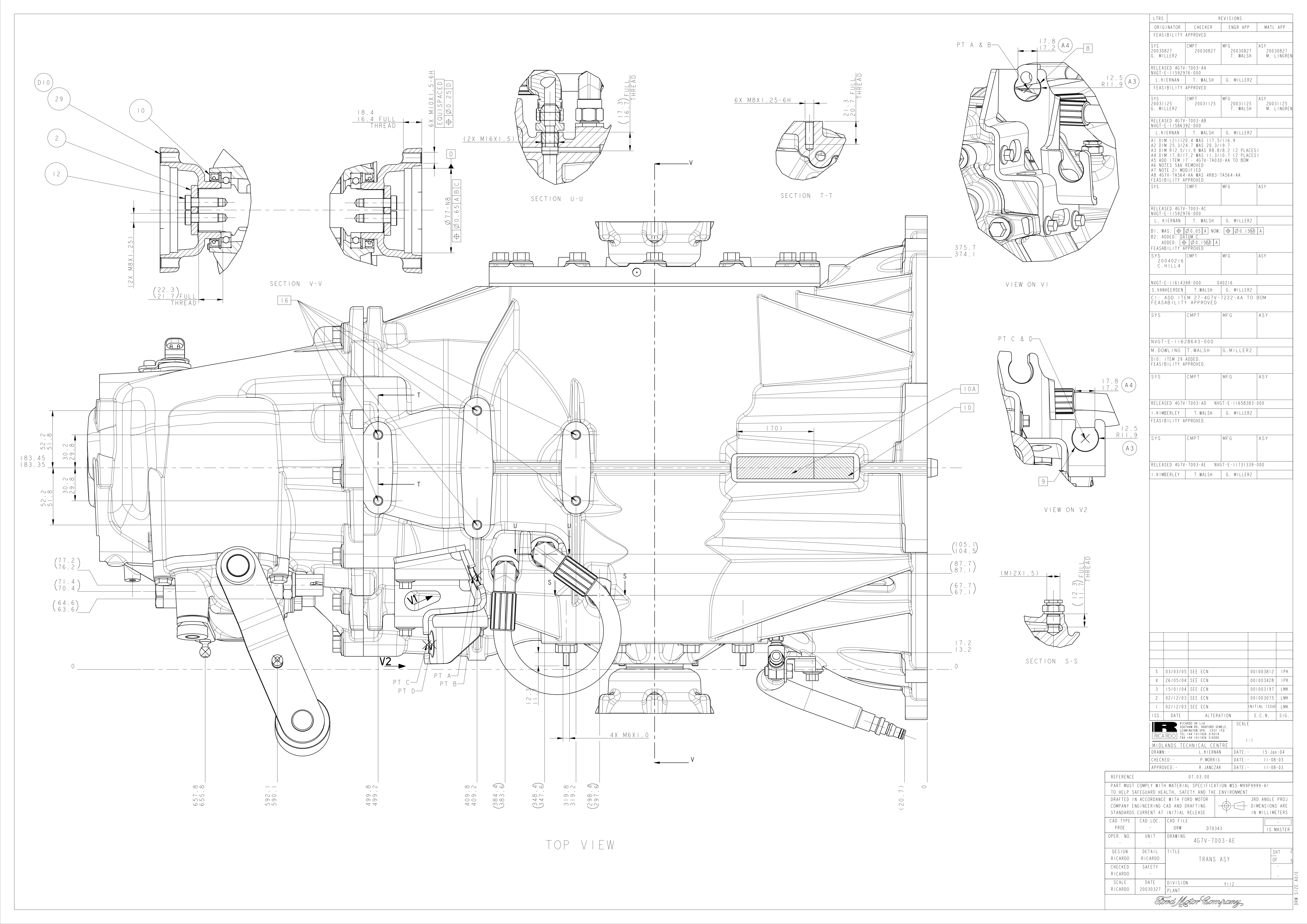 里卡多变速驱动桥