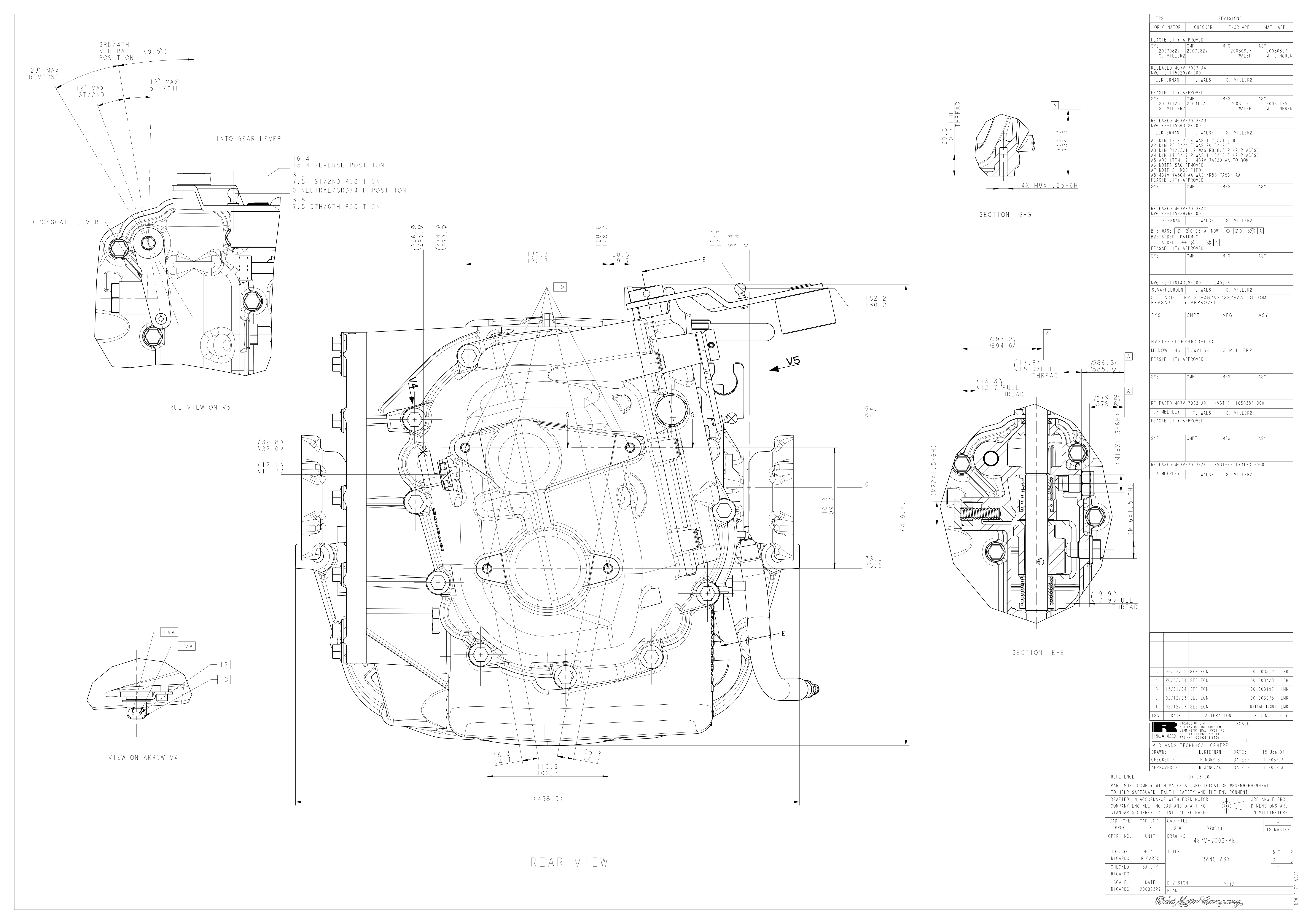 里卡多变速驱动桥