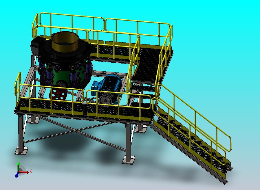 圆锥破碎机设备平台