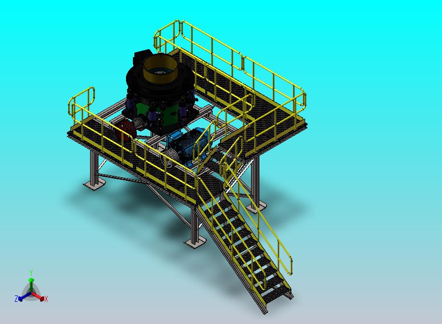 圆锥破碎机设备平台