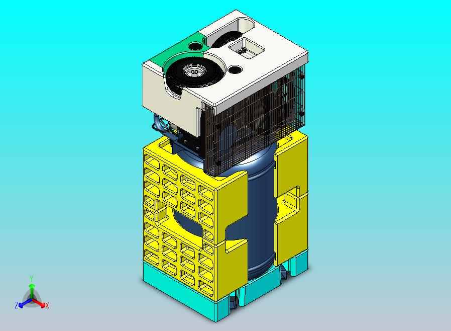 空气压缩机 立式皮带机