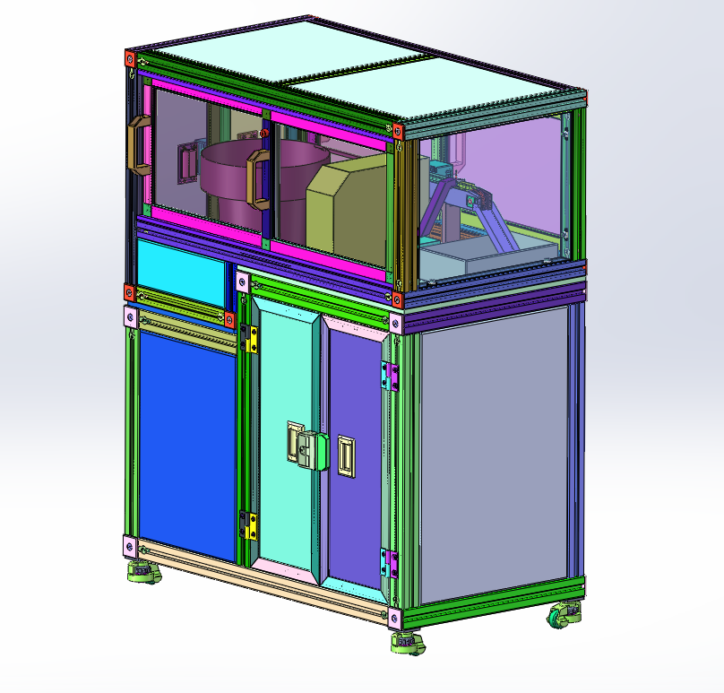 螺母检测分选设备完成螺母内孔及宽度检测
