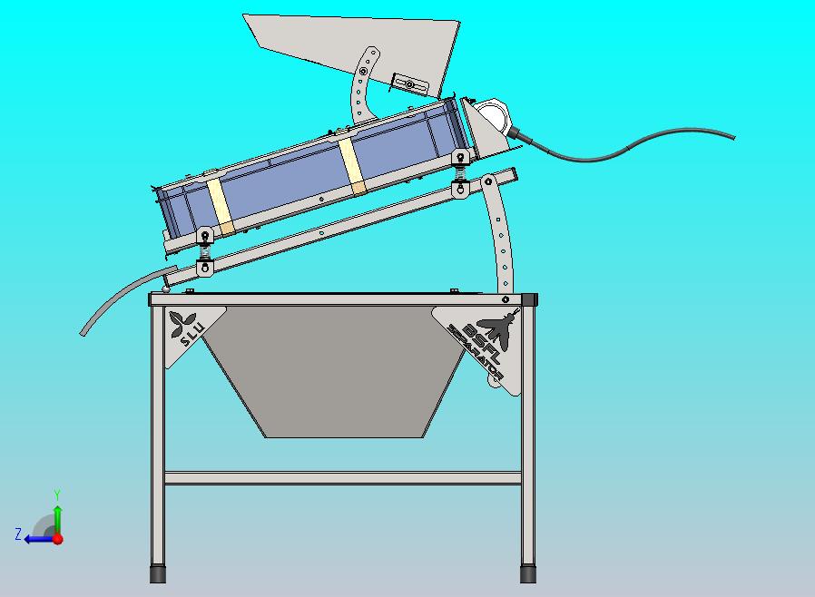 黑兵蝇幼虫分离器（振动筛）