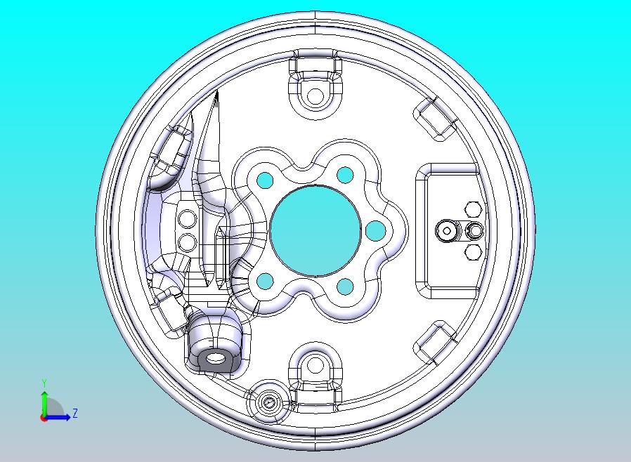 大众鼓式制动器总成