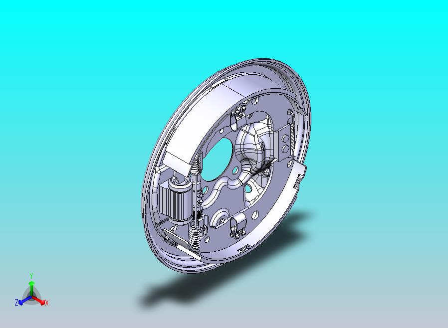 大众鼓式制动器总成