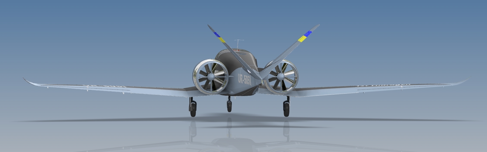 双座飞机“Lastivka”（马丁）